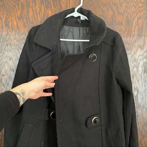 H&M wool blend long coat - Picture 5 of 6